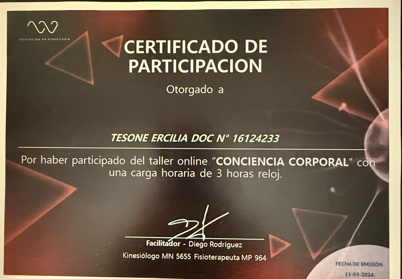 Título y capacitación 4