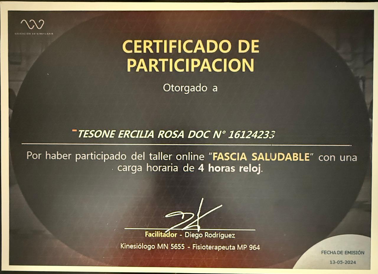 Título y capacitación 5